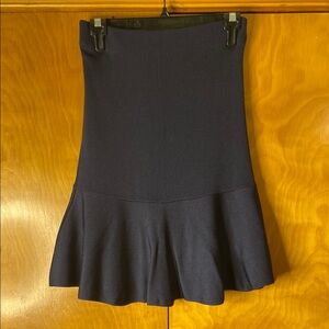 Mossimo Dutti Blue Mini Fit and Flare Skirt with Ruffled Style. Size S